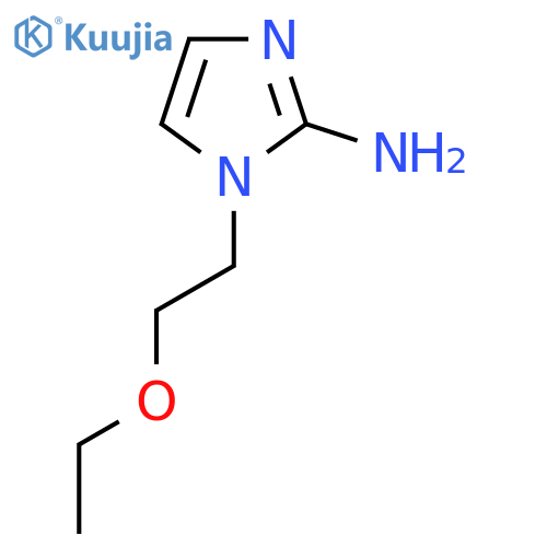 1-(2-ethoxyethyl)-1H-imidazol-2-amine structure