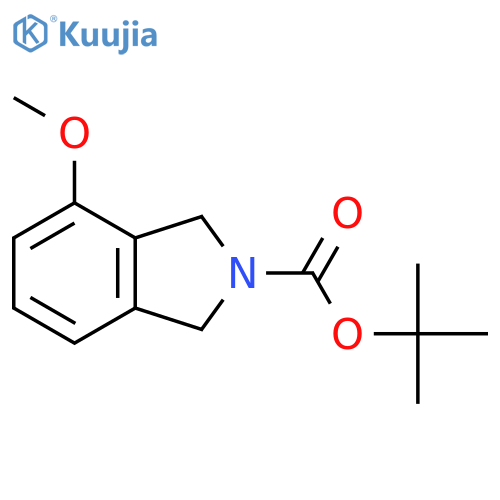 Tert-Butyl 4-methoxyisoindoline-2-carboxylate structure