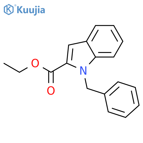 Ethyl 1-benzyl-1H-indole-2-carboxylate structure