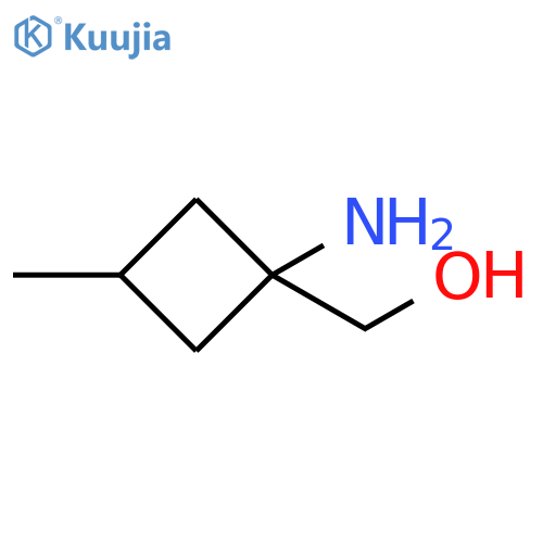 (1-Amino-3-methylcyclobutyl)methanol structure