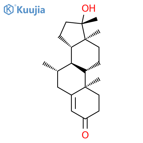 Androst-4-en-3-one,17-hydroxy-7,17-dimethyl-, (7b,17b)- structure