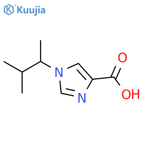 1H-Imidazole-4-carboxylic acid, 1-(1,2-dimethylpropyl)- structure