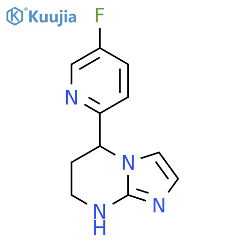 5-fluoro-2-{5H,6H,7H,8H-imidazo1,2-apyrimidin-5-yl}pyridine structure