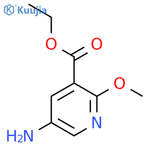 ethyl 5-amino-2-methoxypyridine-3-carboxylate structure