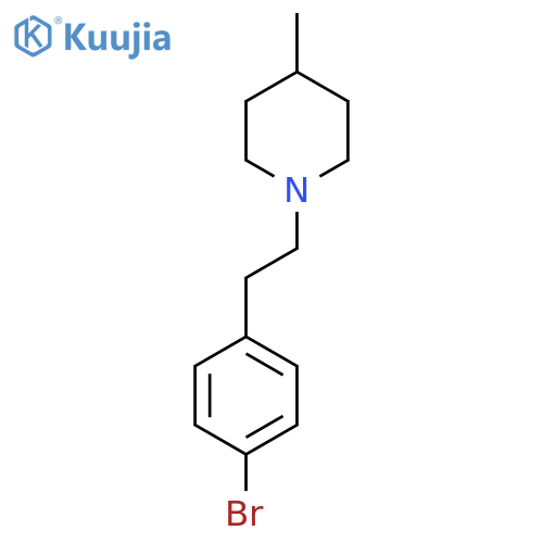 1-(4-Bromophenethyl)-4-methylpiperidine structure