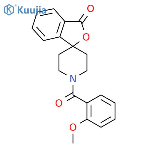 1'-(2-methoxybenzoyl)-3H-spiro2-benzofuran-1,4'-piperidine-3-one structure