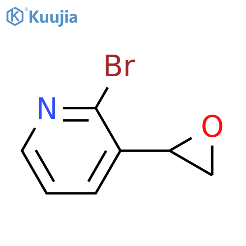 2-bromo-3-(oxiran-2-yl)pyridine structure