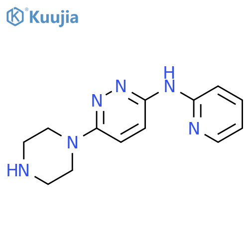 6-(piperazin-1-yl)-N-(pyridin-2-yl)pyridazin-3-amine structure
