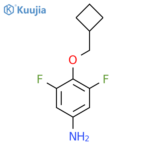 4-(Cyclobutylmethoxy)-3,5-difluoroaniline structure