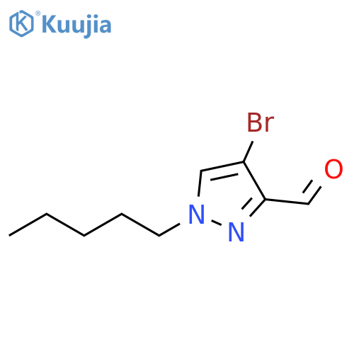 4-Bromo-1-pentyl-1H-pyrazole-3-carbaldehyde structure