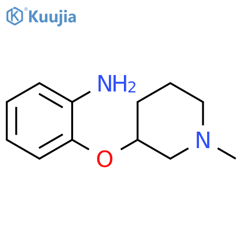 2-(1-Methyl-piperidin-3-yloxy)-phenylamine structure