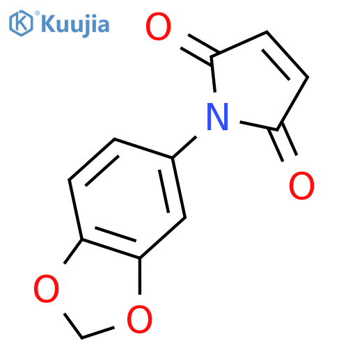 1-(1,3-Benzodioxol-5-yl)-1H-pyrrole-2,5-dione structure