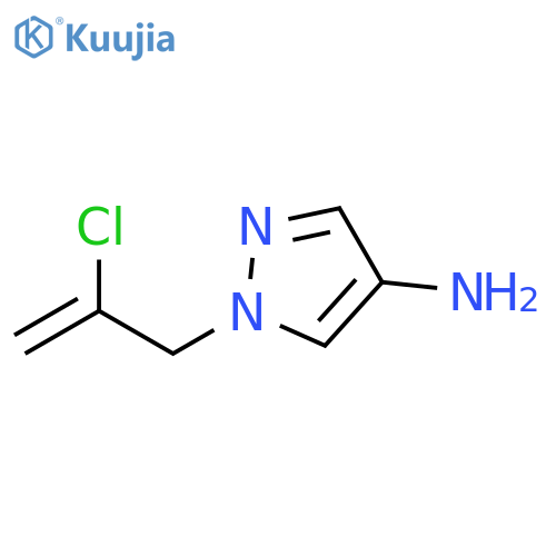 1-(2-Chloro-allyl)-1H-pyrazol-4-ylamine structure