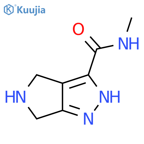 2,4,5,6-Tetrahydro-pyrrolo[3,4-c]pyrazole-3-carboxylic acid methylamide structure