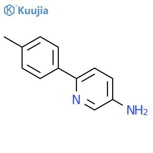 6-(p-Tolyl)pyridin-3-amine structure