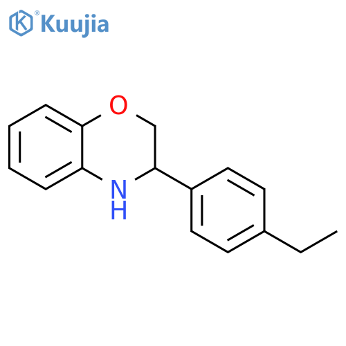 3-(4-Ethyl-phenyl)-3,4-dihydro-2H-benzo[1,4]oxazine structure