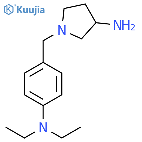 1-(4-Diethylamino-benzyl)-pyrrolidin-3-ylamine structure