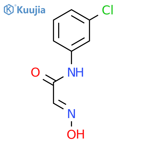 N-(3-chlorophenyl)-2-(N-hydroxyimino)acetamide structure