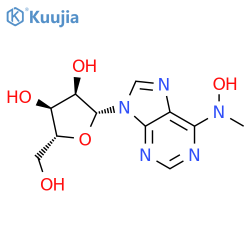 (2r,3s,4r,5r)-2-(hydroxymethyl)-5-[6-[hydroxy(methyl)amino]purin-9-yl]oxolane-3,4-diol structure