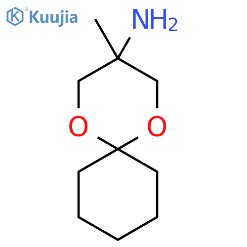 (3-Methyl-1,5-dioxaspiro5.5undec-3-yl)amine structure