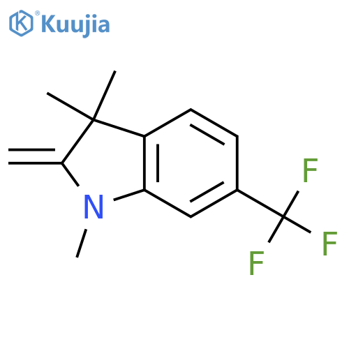 1H-Indole,2,3-dihydro-1,3,3-trimethyl-2-methylene-6-(trifluoromethyl)- structure