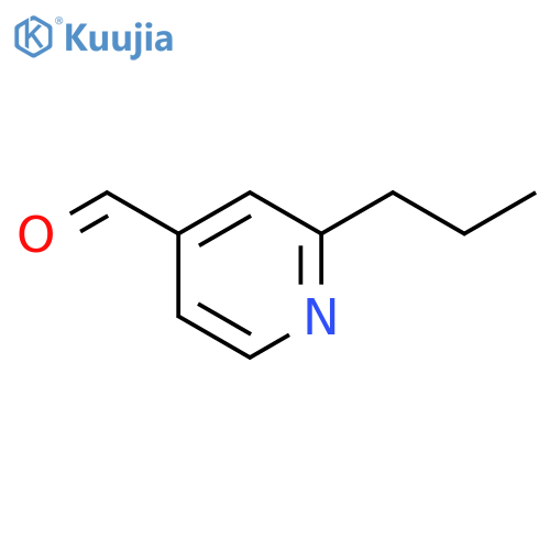 2-propylpyridine-4-carbaldehyde structure
