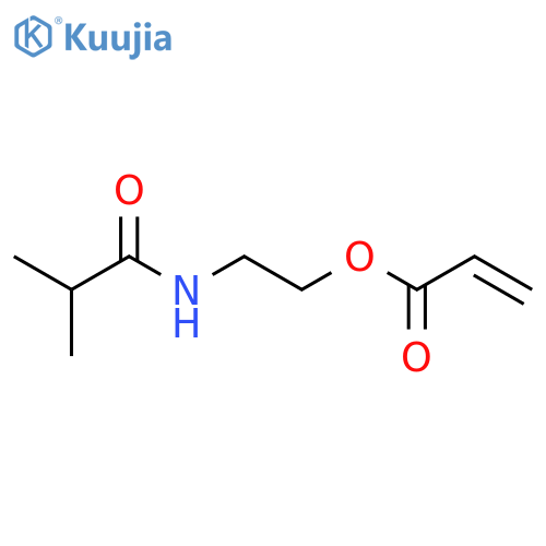 2-Propenoic acid,2-[(2-methyl-1-oxopropyl)amino]ethyl ester structure