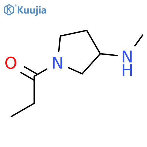 1-(3-(Methylamino)pyrrolidin-1-yl)propan-1-one structure