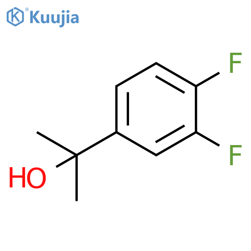 2-(3,4-difluorophenyl)propan-2-ol structure