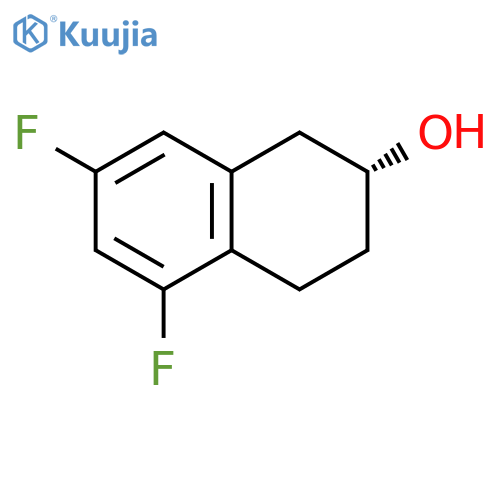 (2R)-5,7-difluoro-1,2,3,4-tetrahydronaphthalen-2-ol structure