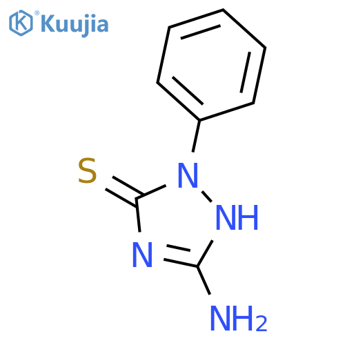 5-Amino-2-phenyl-2,4-dihydro-3H-1,2,4-triazole-3-thione structure