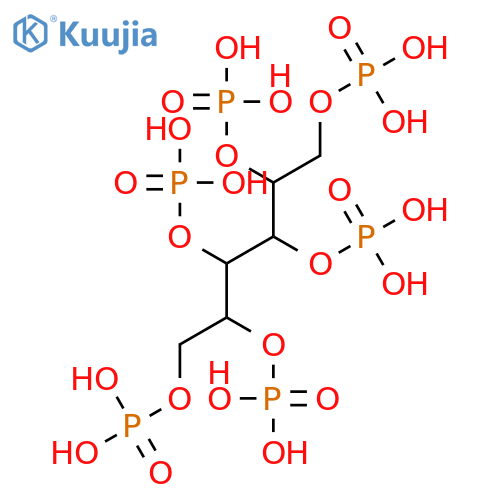 D-Glucitol,1,2,3,4,5,6-hexakis(dihydrogen phosphate) structure