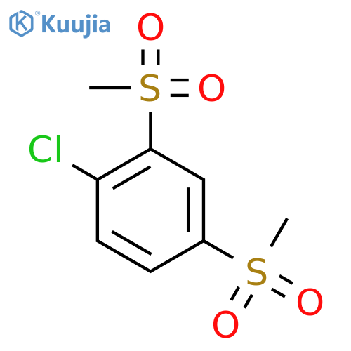 1-Chloro-2,4-dimethanesulfonylbenzene structure