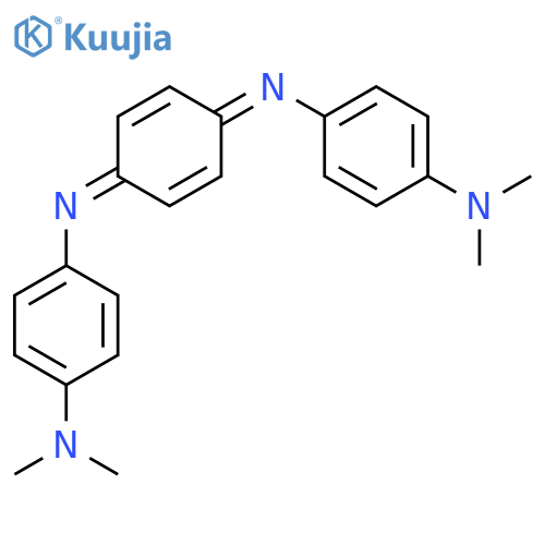 1,4-Benzenediamine,N,N''-(2,5-cyclohexadiene-1,4-diylidene)bis[N',N'-dimethyl- structure
