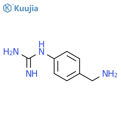 N-[4-(Aminomethyl)phenyl]guanidine structure