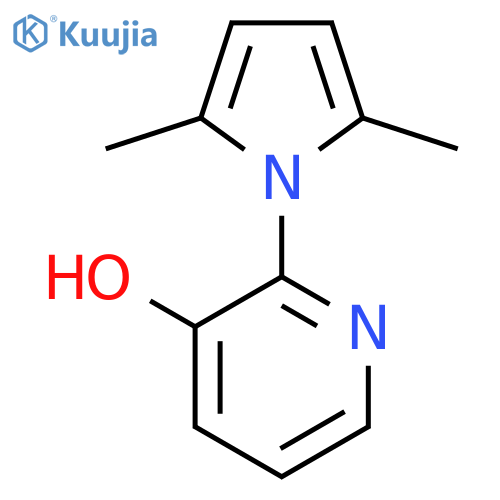 2-(2,5-dimethyl-1H-pyrrol-1-yl)-3-pyridinol structure