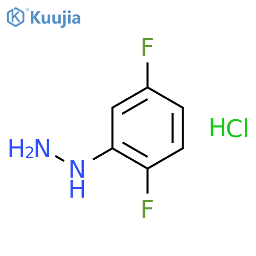 2,5-Difluorophenylhydrazine hydrochloride structure
