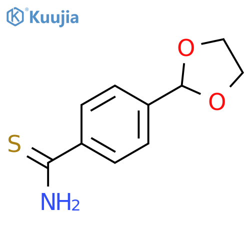 4-(1,3-Dioxolan-2-yl)benzene-1-carbothioamide structure