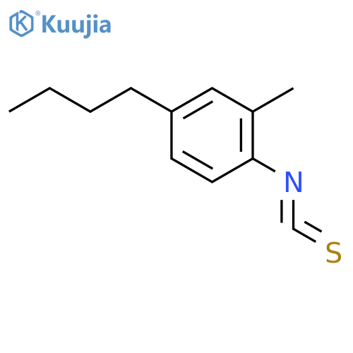 4-N-BUTYL-2-METHYLPHENYL ISOTHIOCYANATE structure