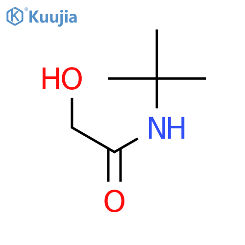 N-tert-butyl-2-hydroxyacetamide structure