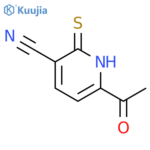 6-Acetyl-2-mercapto-nicotinonitrile structure