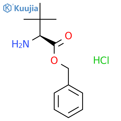 Benzyl (2S)-2-Amino-3,3-dimethylbutanoate Hydrochloride structure