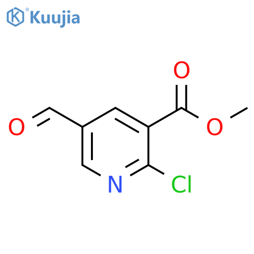 methyl 2-chloro-5-formylpyridine-3-carboxylate structure