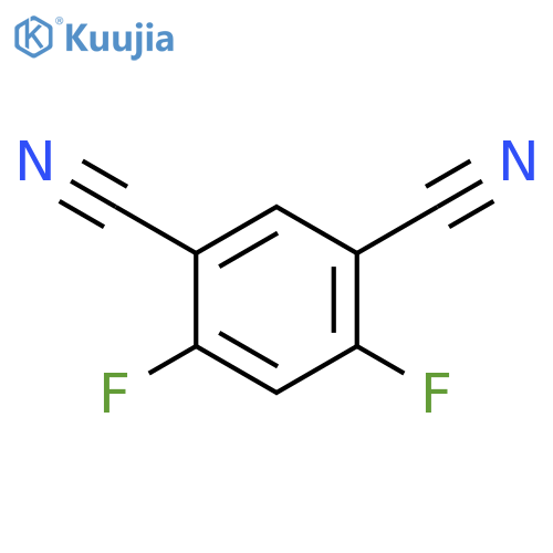 4,6-Difluorobenzene-1,3-dicarbonitrile structure