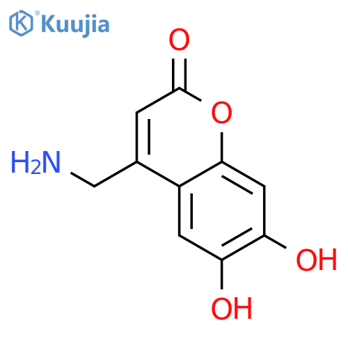 4-(aminomethyl)-6,7-dihydroxy-2H-chromen-2-one structure