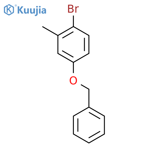 4-(Benzyloxy)-1-bromo-2-methylbenzene structure