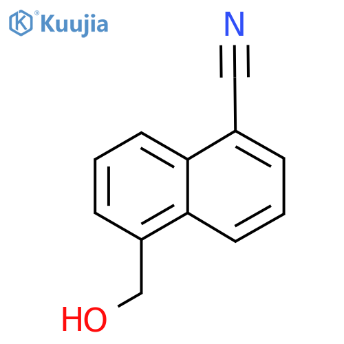 5-(Hydroxymethyl)-1-naphthalenecarbonitrile structure