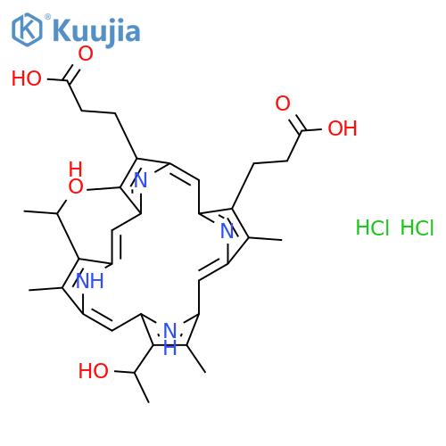 Hematoporphyrin dihydrochloride structure