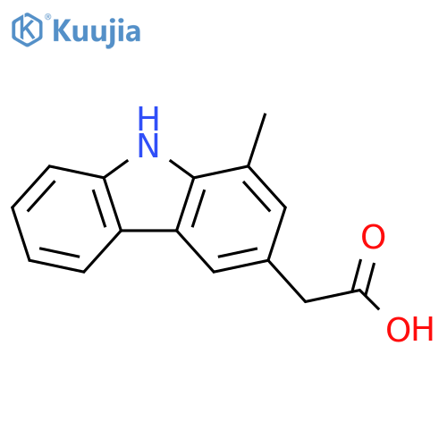 9H-Carbazole-3-acetic acid, 1-methyl- structure