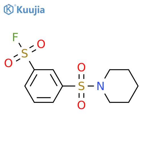 3-(Piperidine-1-sulfonyl)benzene-1-sulfonyl fluoride structure